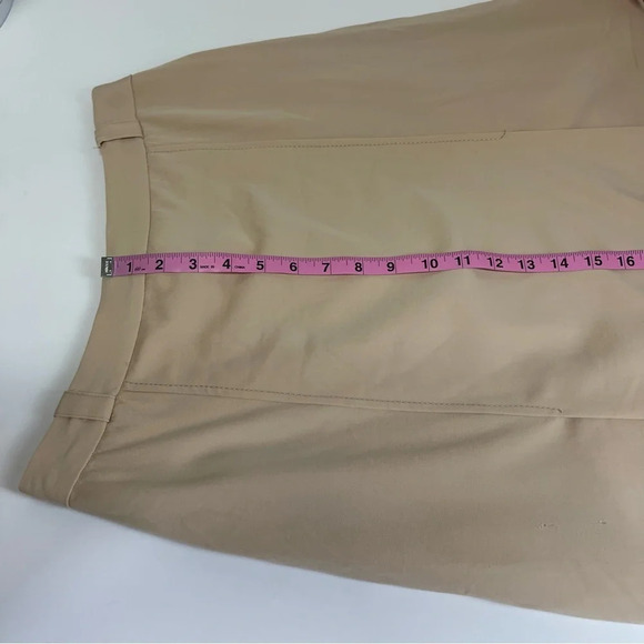 GUCCI Skirt Womens Tan Wool Made in Italy Vintage Size IT 46 / US 10 - Picture 12 of 13